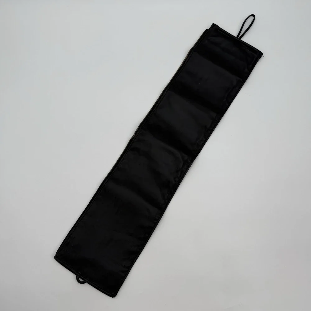 Vintage Leachman Friesen Leather Zip Men's Tie Travel Case Carrier‎ With Hanger